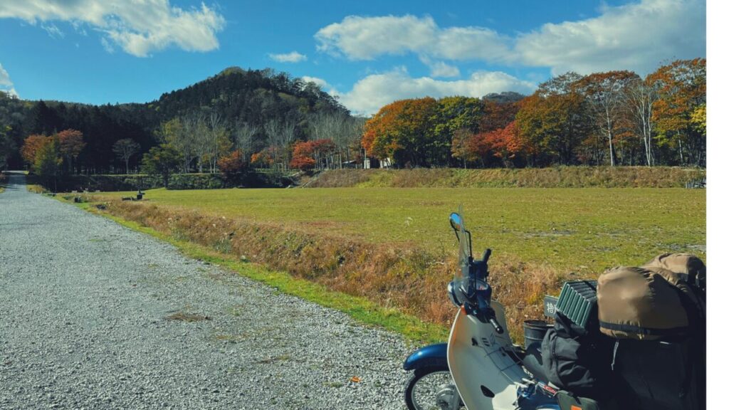 カブでキャンプができるのも残りわずか