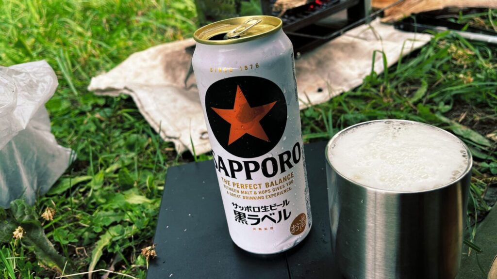 今日のビールも黒ラベル